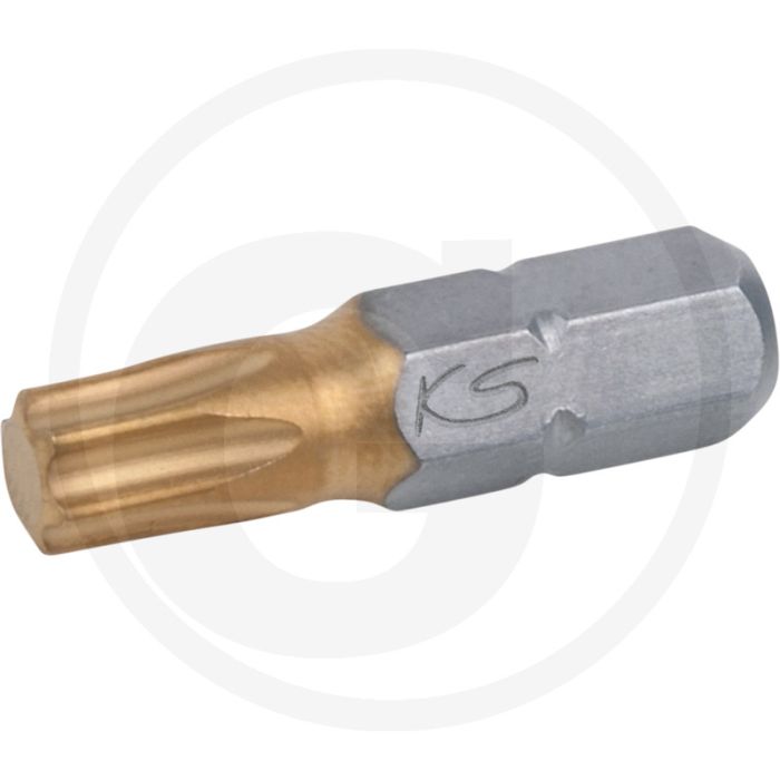 Ks tools Embout 1/4" tx, 25mm, t30 - titan-nitriert, pour outils à main et outils électriques Ks tools Embout 1/4" tx, 25mm, t30 - titan-nitriert, pour outils à main et outils électriques