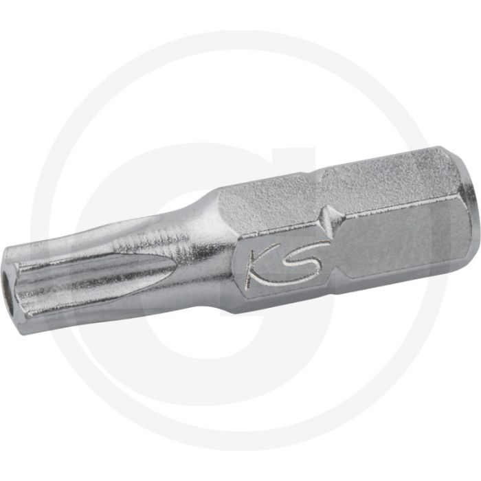 Ks tools 1/4" classic bit für fünfsternschrauben - ts10 profil - 30mm länge