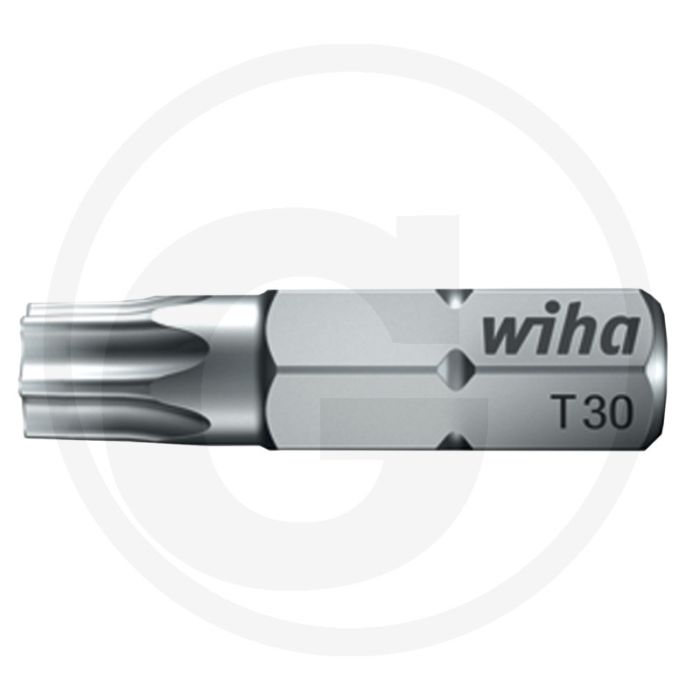 Wiha embout wiha - torx® t10, longueur 25mm, 10 par boîte