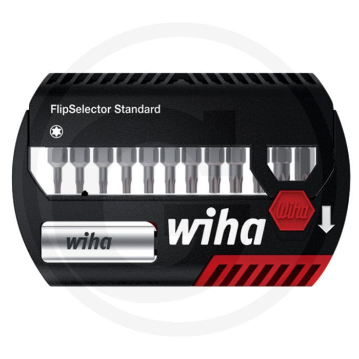 Wiha bitset flip selector standaard torx 13-delig - incl. universele houder en diverse maten