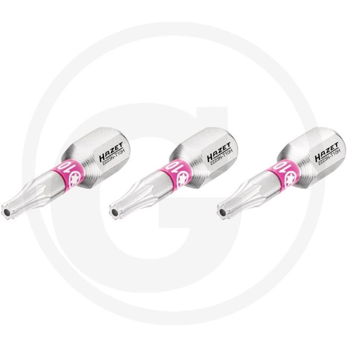 Hazet schraubendreher-einsatz-satz (bit) 3-teilig - tamper resistant torx® profil 25mm