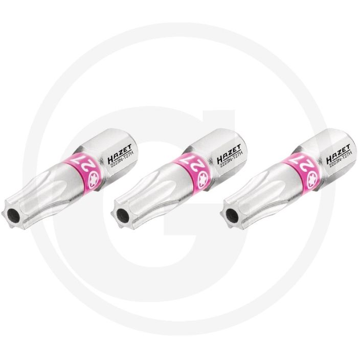 Hazet schraubendreher-einsatz-satz (bit) 3-teilig - tamper resistant torx® profil