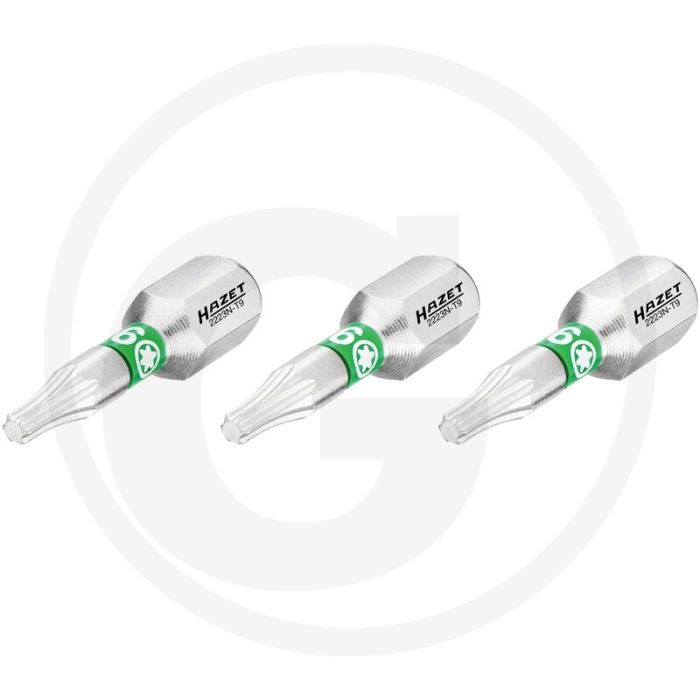 Hazet schraubendreher-einsatz-satz (bit) 3-teilig - innen torx® profil t9