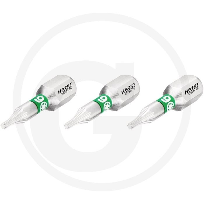 Hazet schraubendreher-einsatz-satz 3-teilig, innen torx® profil 25 mm
