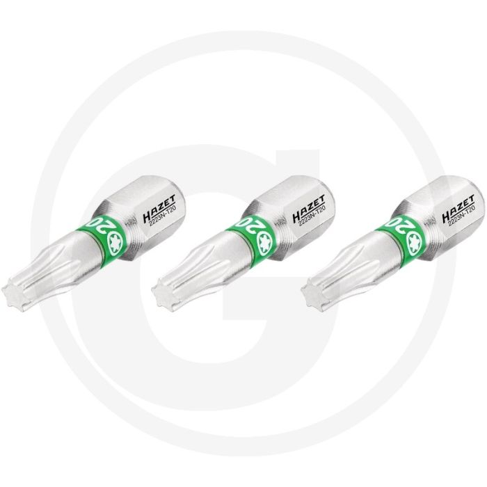 Hazet schraubendreher-einsatz-satz (bit) 3-teilig - innen torx® profil t20
