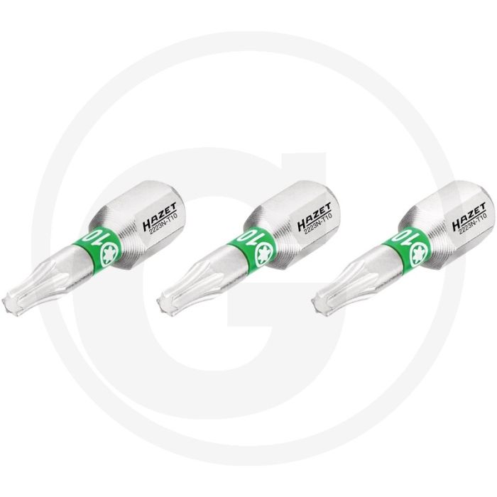Hazet schraubendreher-einsatz-satz (bit) 3-teilig, innen torx® profil, 25 mm
