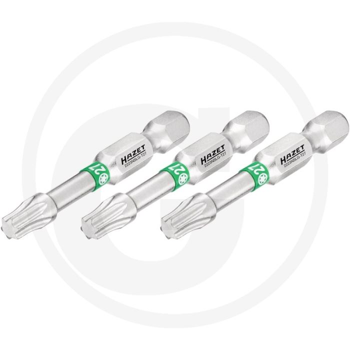 Hazet schraubendreher-einsatz-satz (bit), lang 3-teilig - innen torx® profil t27