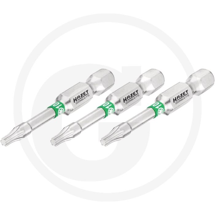 Hazet schraubendreher-einsatz-satz (bit), lang 3-teilig - innen torx® profil, 50 mm