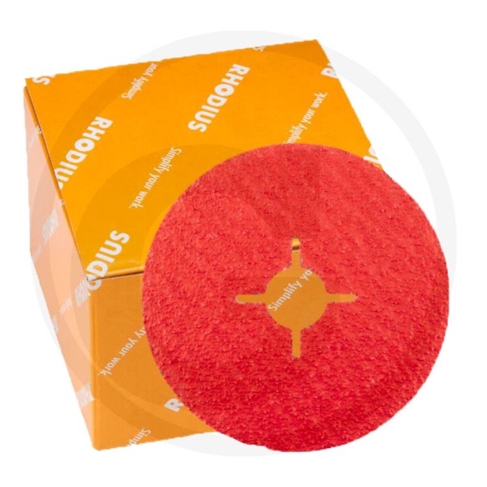 Rhodius fibre ponçage kfk ceramicon Ø115mm k 24, 13300 h/min