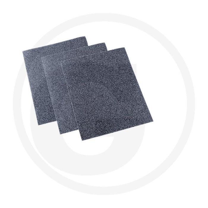 Papier abrasif grain 60, 230 x 280 mm, forme BA 00 Papier abrasif grain 60, 230 x 280 mm, forme BA 00