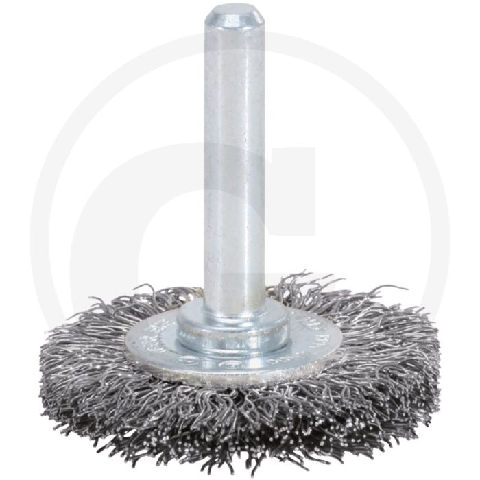 Ks tools staaldraadborstelschijf 0,3 mm, Ø 30 mm - industrie kwaliteit met 6 mm opspandoorn Ks tools staaldraadborstelschijf 0,3 mm, Ø 30 mm - industrie kwaliteit met 6 mm opspandoorn