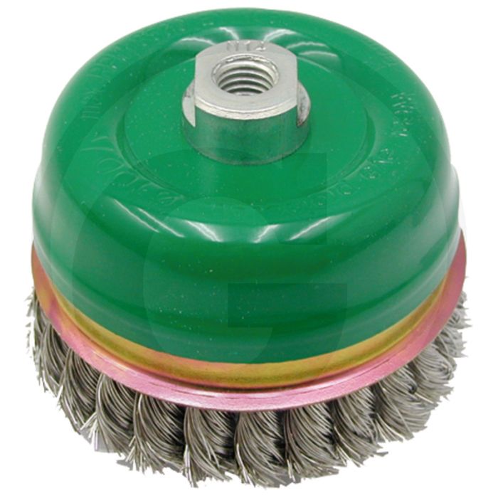 Komborstel mit gezopftem stahldraht, d: 65mm, h: 20mm, materiaaldikte: 0.5mm