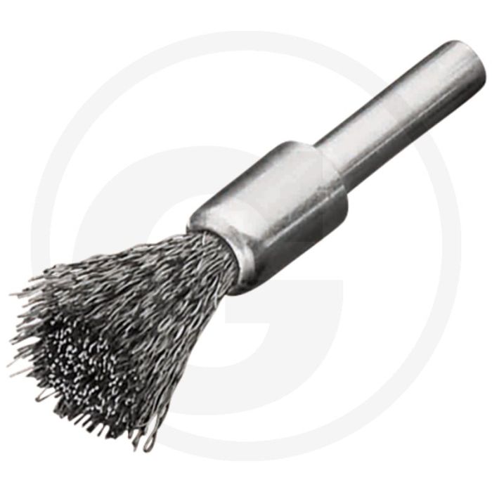 Penseelborstel met schacht staaldraad gegolfd 0,30 - d1: 23mm