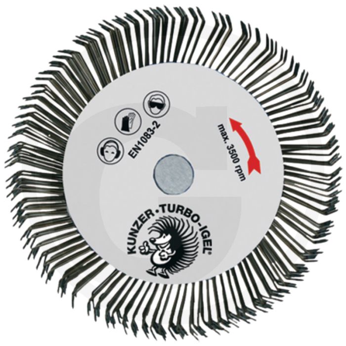 Turbo-igel met schroefdraad m14 x 1,5 • ingesloten doorn Ø: 8 x 30 mm • omw.\/min. max.: 3500