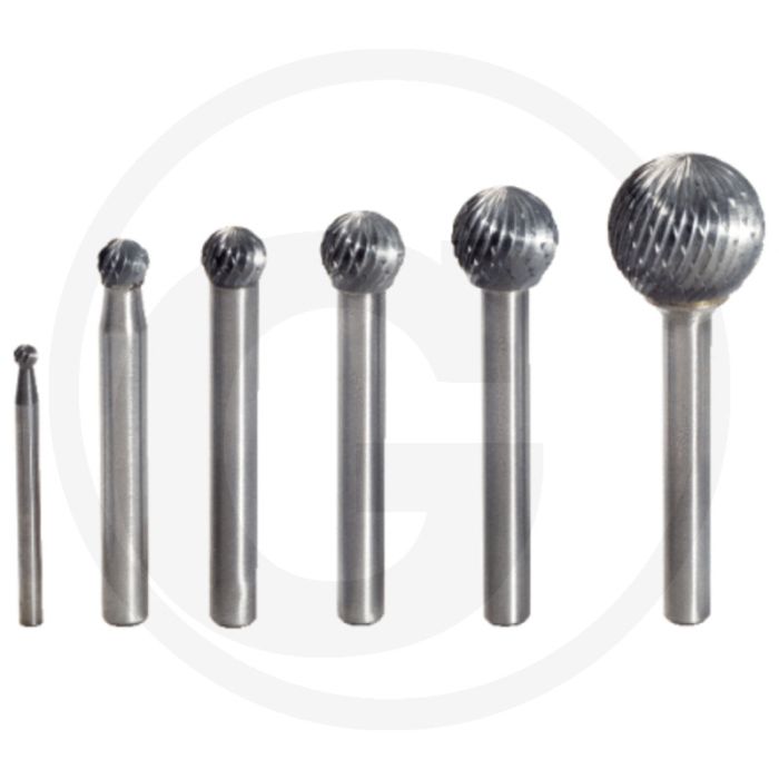 Ks tools hm freesstift, kogel, vorm d, 12,0 mm - schneidkantenstabilität Ks tools hm freesstift, kogel, vorm d, 12,0 mm - schneidkantenstabilität