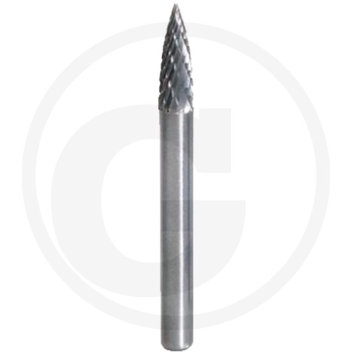 Fraise sur tige Ks tools hm à pointe courbe, forme G, 6 mm - domaines d'application variés Fraise sur tige Ks tools hm à pointe courbe, forme G, 6 mm - domaines d'application variés