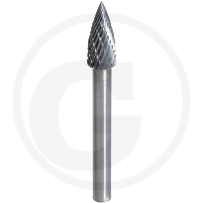 Fraise sur tige Ks tools hm à pointe courbe, forme G, 8 mm - stabilité des arêtes de coupe Fraise sur tige Ks tools hm à pointe courbe, forme G, 8 mm - stabilité des arêtes de coupe