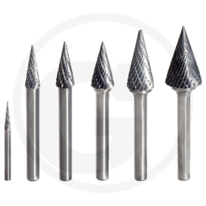Ks tools hm freesstift spitskegel, vorm m, 12,0mm - hoogwaardig hardmetaal met kreuzverzahnung Ks tools hm freesstift spitskegel, vorm m, 12,0mm - hoogwaardig hardmetaal met kreuzverzahnung