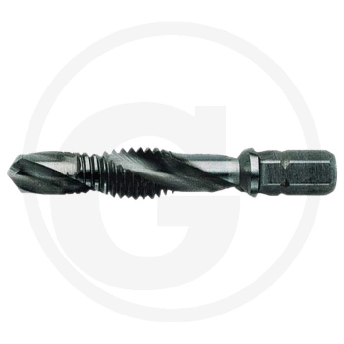 Combi boor/tap met 1/4" bit-aandrijving - nominale maat m 3 x 0,5