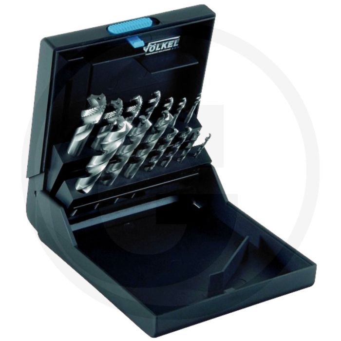 Jeu de tarauds pour machines de m3 à m12 avec carotteuse - contenu : m3-m12, carotteuse Ø 2.5-10.2 mm