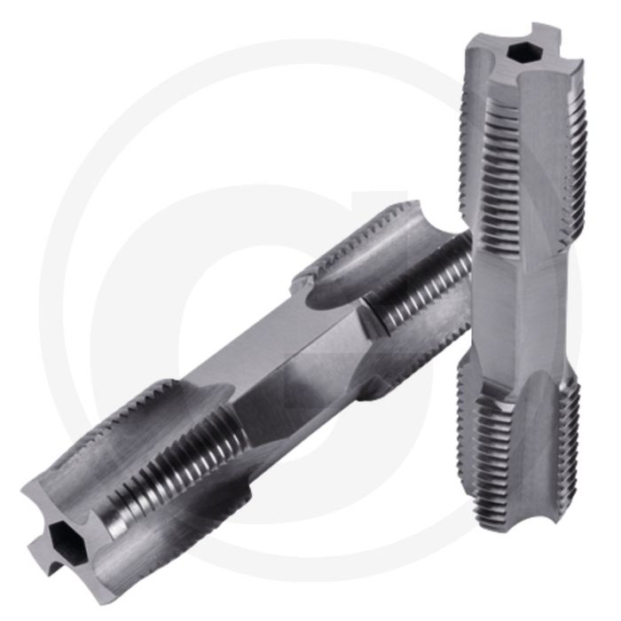 VÖlkel vÖlkel dubbele draadtap m12 x 1,75 - 70mm l1 - 22mm l2 - 8mm sleutelmaat - 10,2mm gat-Ø - 22mm l4
