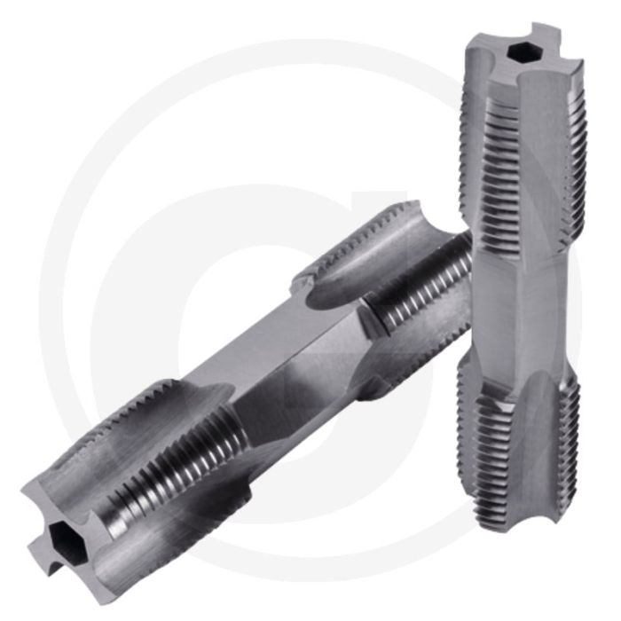 VÖlkel vÖlkel dubbele draadtap m 16 x 2,0 - 70mm l1 - 22mm l2 - 10mm sleutelmaat - 4mm sleutelmaat