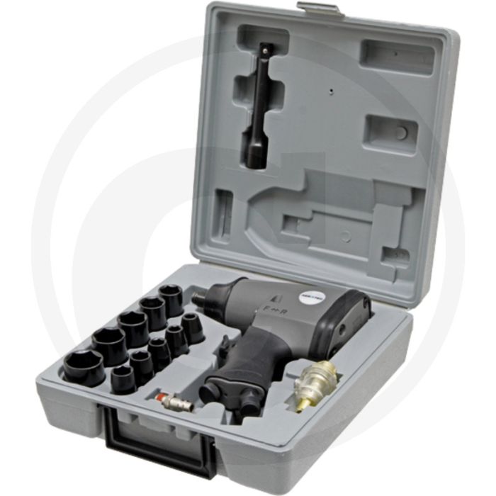 Aerotec aerotec slagmoersleutel-set 1/2" - draaimoment 345 nm, 6000 omw./min, 1/2" doppen en verlengstuk