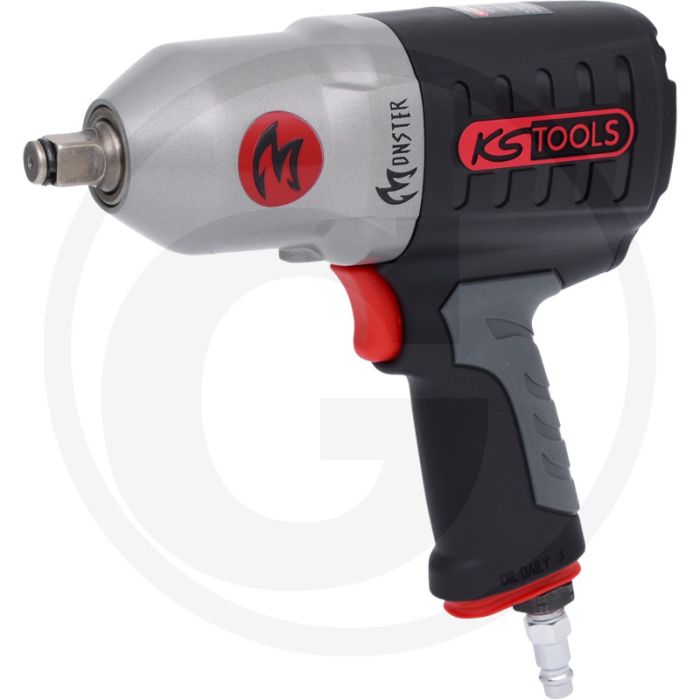 Ks tools high-performance pneumatische slagmoersleutel 1/2" "monster" 1.690 nm, 7.930 omw/min