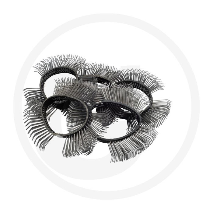 Bande de brosse Hazet 11 mm de large, grossière, pointes courbes