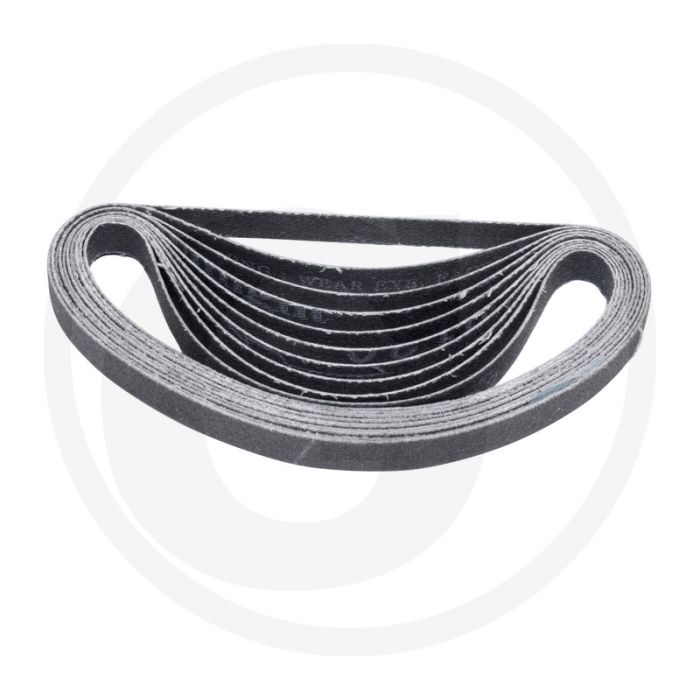 Hazet set schuurbanden 120 korrelgrootte 330mm 10 stuks