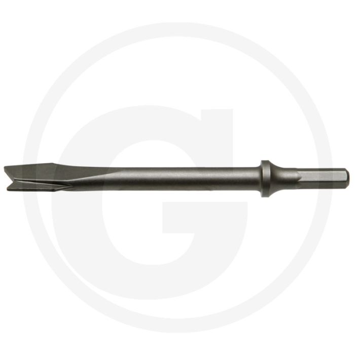 Beitel, gebogen - 10 mm breed snijvlak