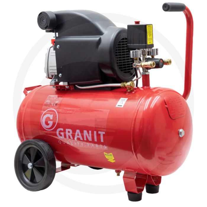 Zuigercompressor, 50 liter, 8 bar, 240 l/min aanzuigcapaciteit