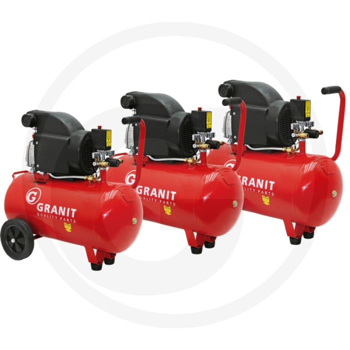 Compressor 50 liter 756 x 330 x 715 mm - 240 l/min aanzuigcapaciteit