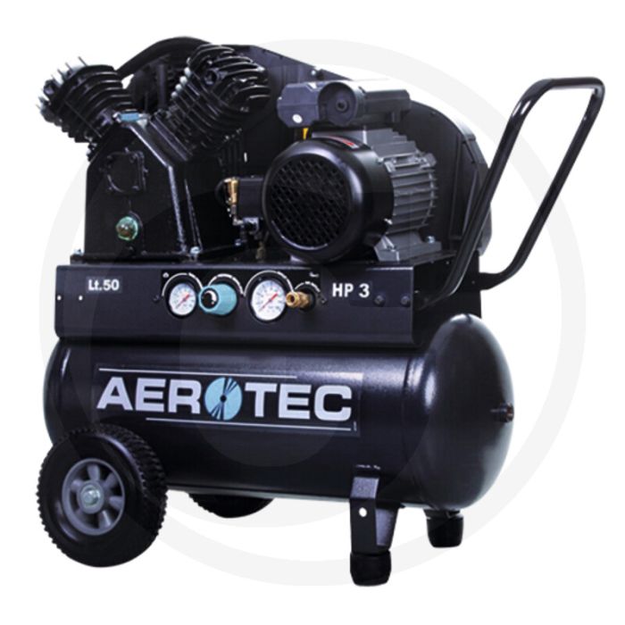 Aerotec aerotec zuigercompressor aero 450-50 ct3-230 volt techline - 450 l/min aanzuigcapaciteit