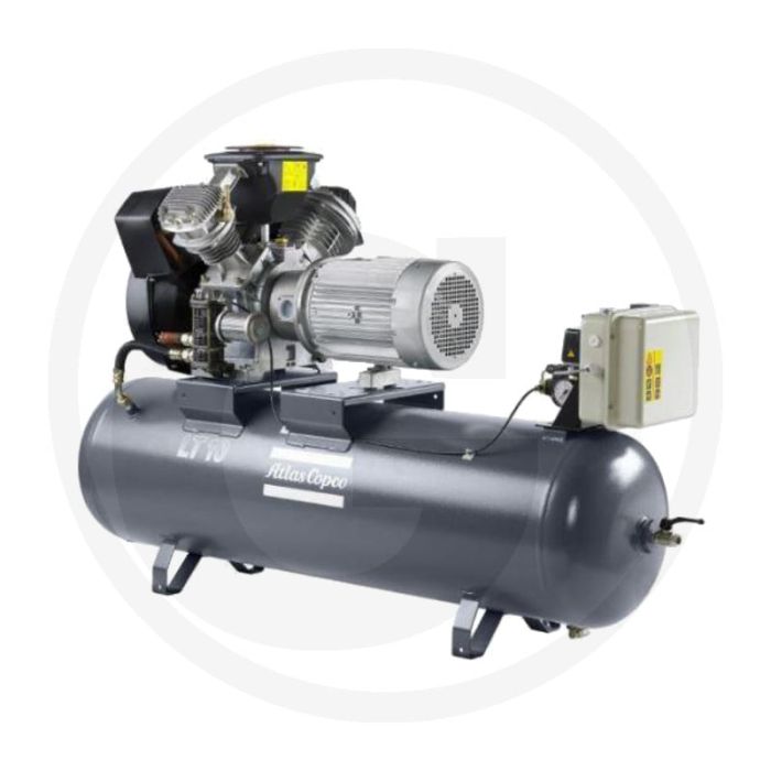 Atlas copco zuigercompressor le 3-10 e/90 - 264 l/min - 2,2 kw Atlas copco zuigercompressor le 3-10 e/90 - 264 l/min - 2,2 kw