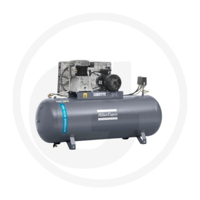 Atlas copco compressor ac 55-15 e 300 ts - 270 liter ketelinhoud