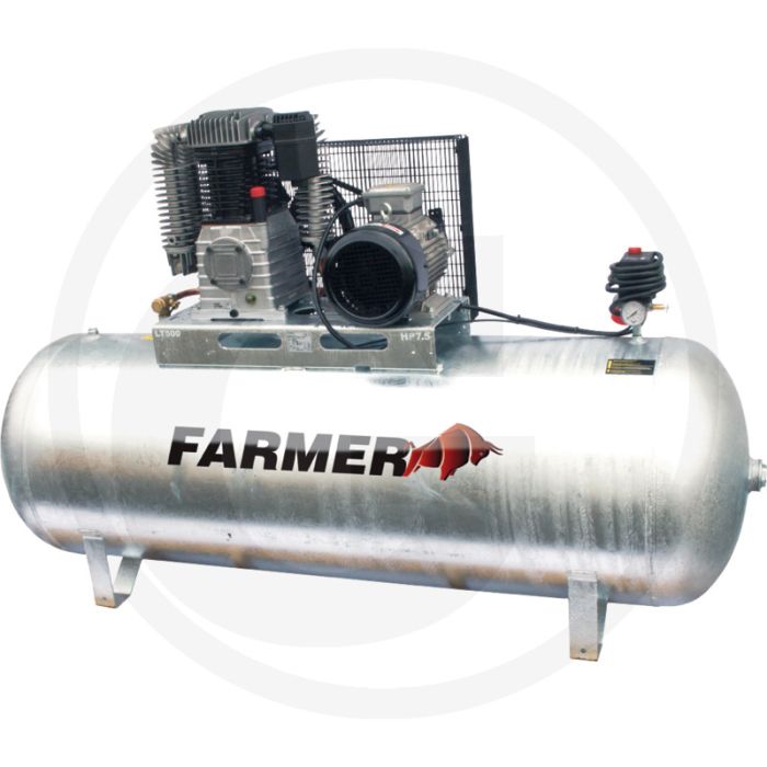 Farmer farmer compressor "n60-500 z pro" - 500l ketel, 680l/min aanzuigcapaciteit