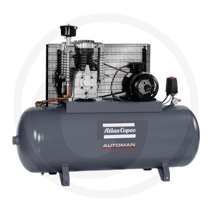 Atlas copco compressor ac 75-11 e 500 ts - 11 bar, 500 liter - 950 l/min.