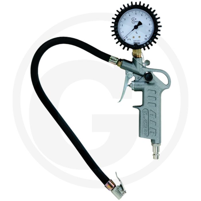 Ks tools kalibriertes Reifenmanometer, 0 - 10 bar, ergonomisches Design, gummibeschichtetes Manometer