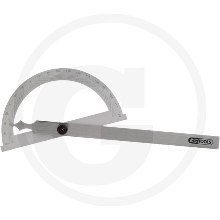 Ks tools gradenmeter met open boog, 120 mm - ideaal voor het meten van hoekgraden 0-180° Ks tools gradenmeter met open boog, 120 mm - ideaal voor het meten van hoekgraden 0-180°