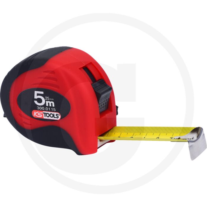Ks tools precisionplus rolmaat met vergrendeling, 5 meter, bandbreedte 25mm Ks tools precisionplus rolmaat met vergrendeling, 5 meter, bandbreedte 25mm