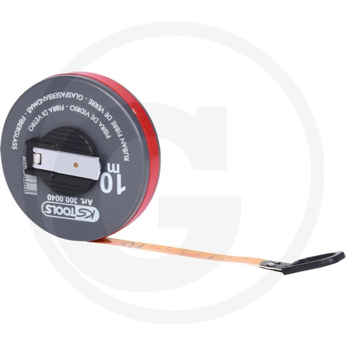 Ks tools meetlint met kunststof band - 10m lengte, abs behuizing Ks tools meetlint met kunststof band - 10m lengte, abs behuizing