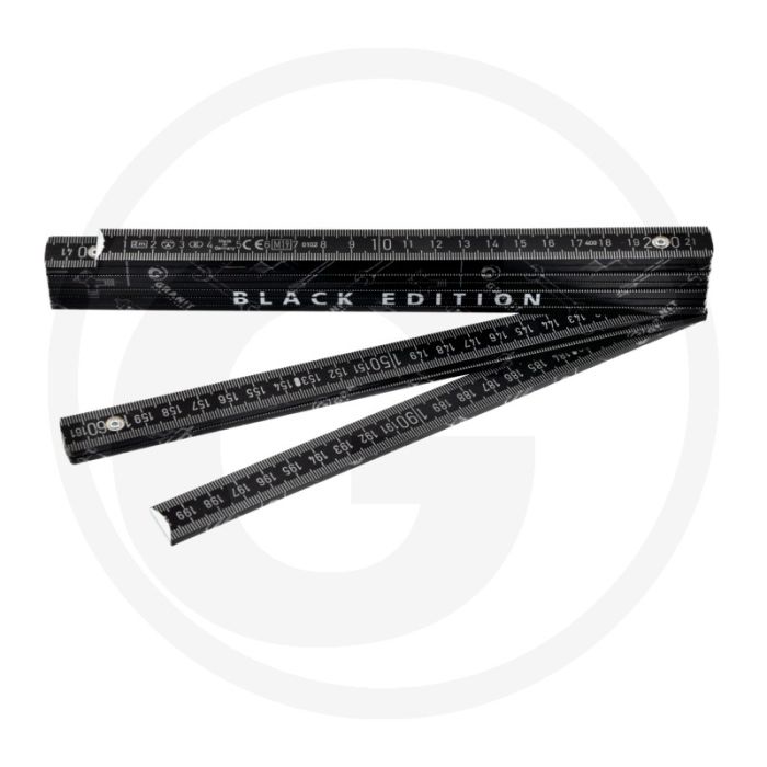 Black edition black edition duimstok 2m hout uitvoering
