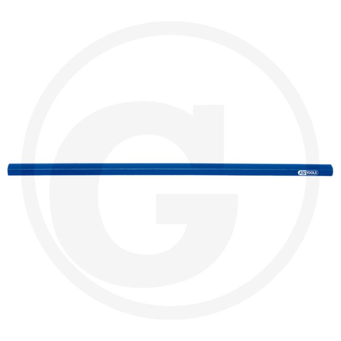 Ks tools Bleistift blau, flach/oval, Härte: hb, Länge: 250 mm - für feuchte Oberflächen