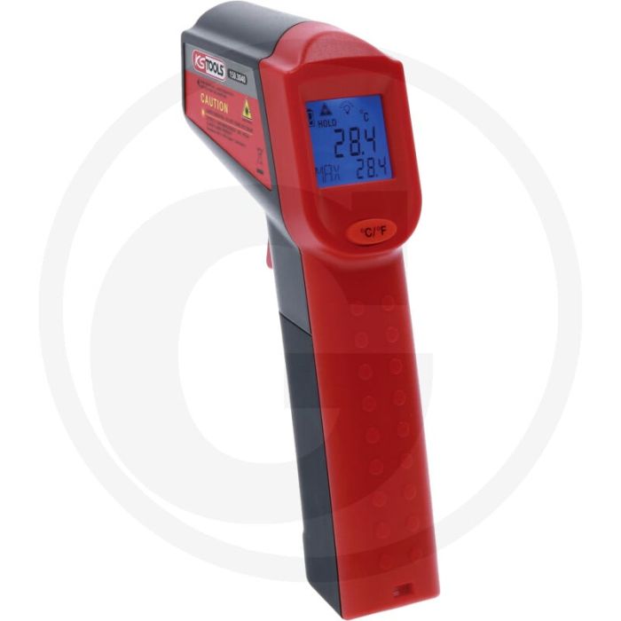 Thermomètre infrarouge Ks Tools avec écran LCD - plage de mesure : de -38 °C à 520 °C Thermomètre infrarouge Ks Tools avec écran LCD - plage de mesure : de -38 °C à 520 °C