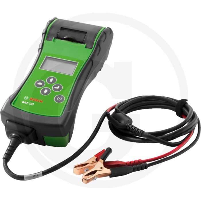 Bosch accutester bat 131 voor startaccu's 6 v / 12 v, inclusief efb-testsoftware en printer - koudstart (en): 100 - 2000