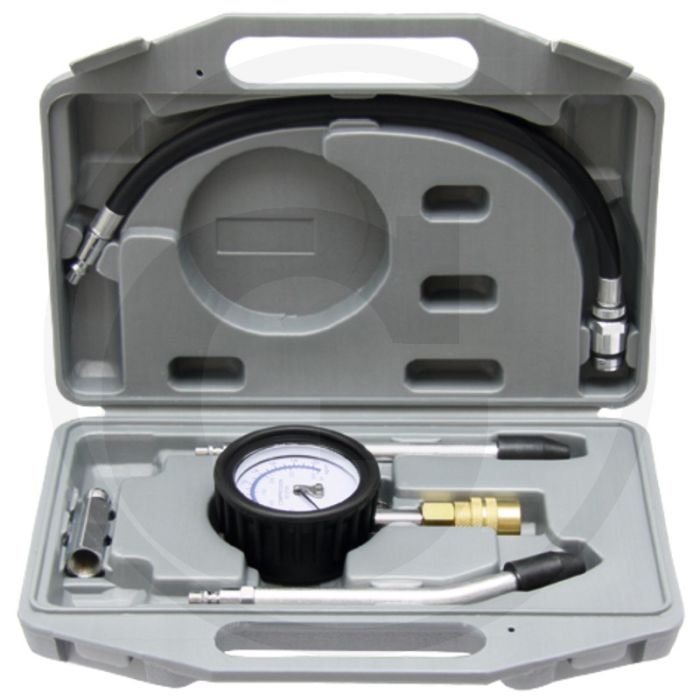 Benzine compressietester uitgebreide testkit voor alle voertuigen met benzinemotor - druktest 0-21 bar