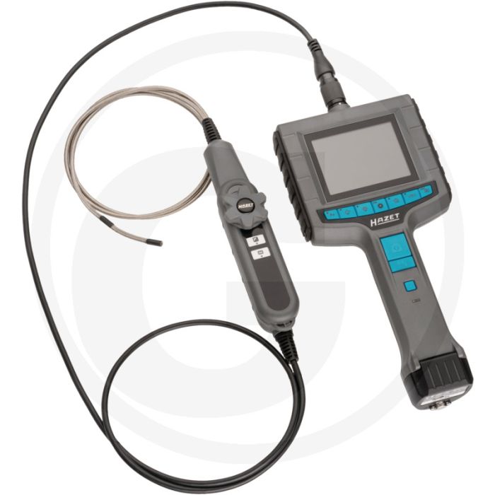 Hazet video-endoscoopsondeset - 4.5 mm Ø, 180° zwenkkoppeling, 4 led's