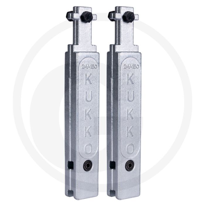 Kukko 2 extensions d'attelage (paire) - hauteur : 150 mm