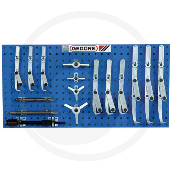 Gedore gedore trekkerset voor landbouw- en bouwmachine 34-delig - spanbreedte 90-280mm, spandiepte 100-390mm